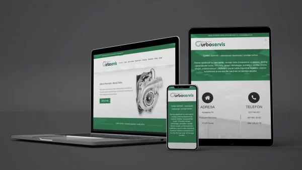 Turbo Servis - Izrada Web Stranice